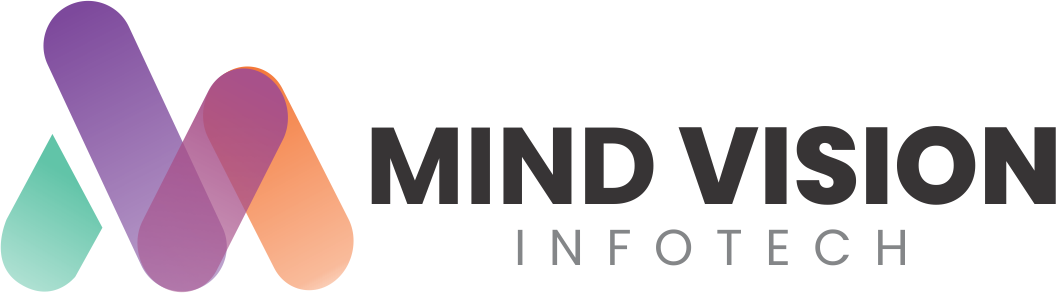 MInd Vision logo blue color